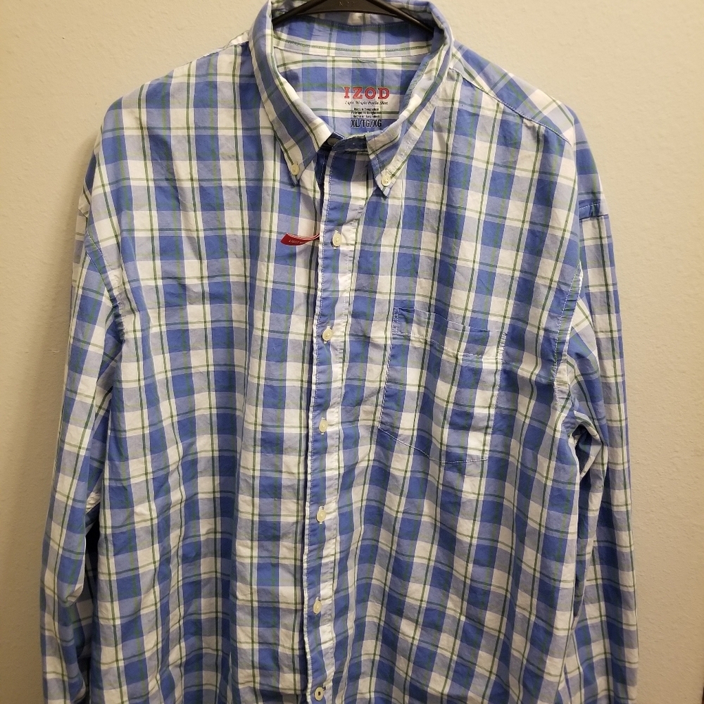 Men's Izod lightweight poplin shirt XL